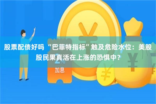 股票配债好吗 “巴菲特指标”触及危险水位：美股股民果真活在上涨的恐惧中？