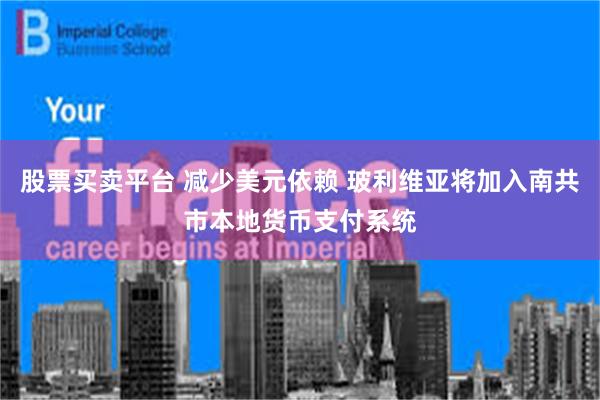 股票买卖平台 减少美元依赖 玻利维亚将加入南共市本地货币支付系统