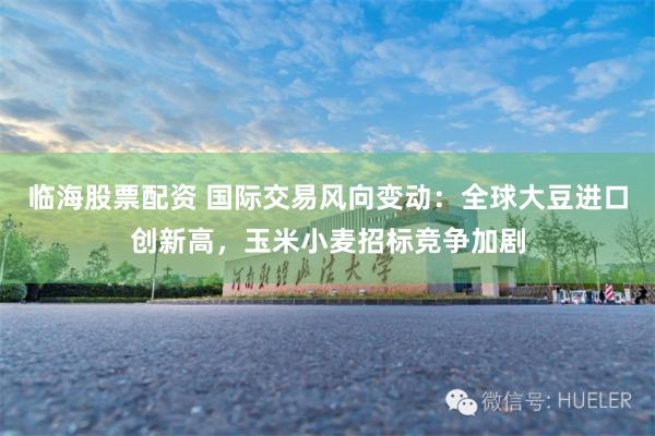 临海股票配资 国际交易风向变动：全球大豆进口创新高，玉米小麦招标竞争加剧