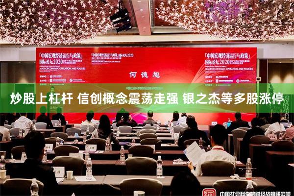 炒股上杠杆 信创概念震荡走强 银之杰等多股涨停