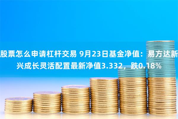 股票怎么申请杠杆交易 9月23日基金净值：易方达新兴成长灵活配置最新净值3.332，跌0.18%