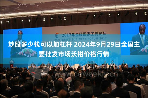 炒股多少钱可以加杠杆 2024年9月29日全国主要批发市场沃柑价格行情