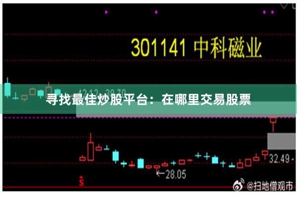 寻找最佳炒股平台：在哪里交易股票