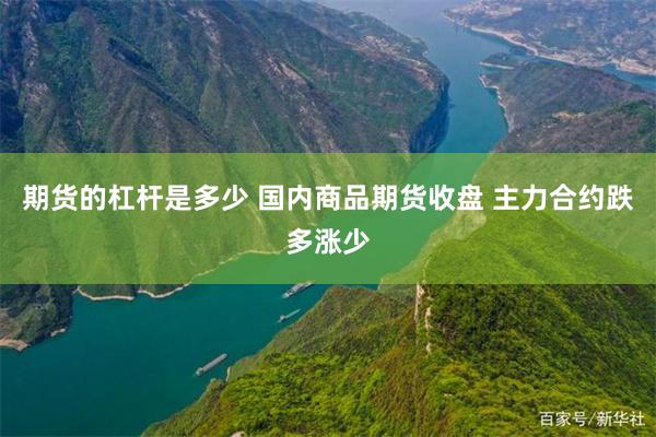 期货的杠杆是多少 国内商品期货收盘 主力合约跌多涨少