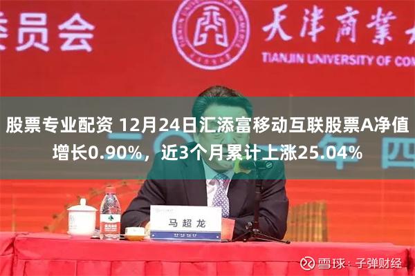 股票专业配资 12月24日汇添富移动互联股票A净值增长0.90%，近3个月累计上涨25.04%