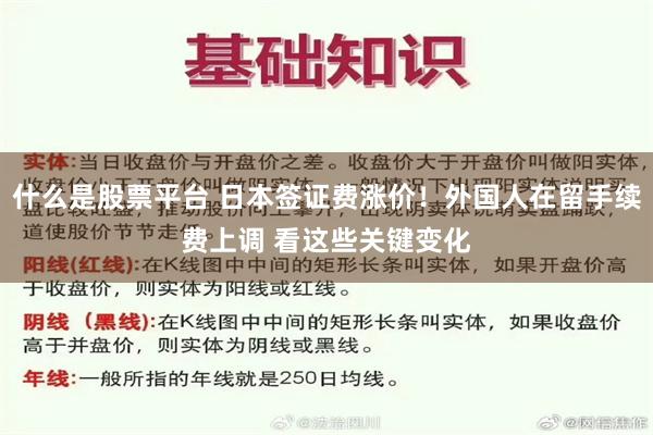 什么是股票平台 日本签证费涨价！外国人在留手续费上调 看这些关键变化
