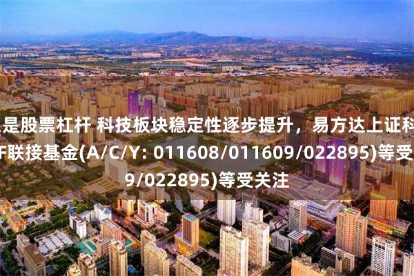 什么是股票杠杆 科技板块稳定性逐步提升，易方达上证科创50ETF联接基金(A/C/Y: 011608/011609/022895)等受关注