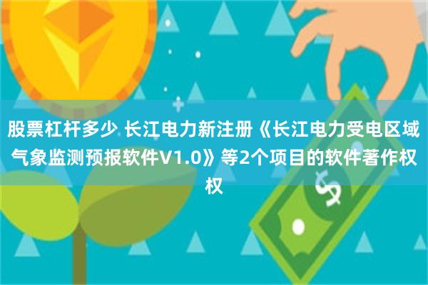 股票杠杆多少 长江电力新注册《长江电力受电区域气象监测预报软件V1.0》等2个项目的软件著作权