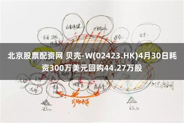 北京股票配资网 贝壳-W(02423.HK)4月30日耗资300万美元回购44.27万股