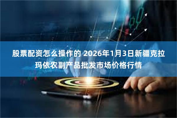 股票配资怎么操作的 2026年1月3日新疆克拉玛依农副产品批发市场价格行情